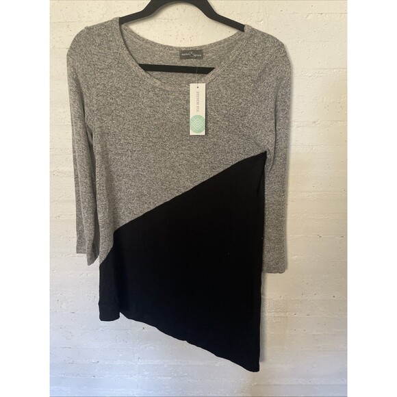 Market & Spruce Tops - Market & Spruce Derik Asymmetrical Knit Top, LIghtweight, Feminine, NWT, S